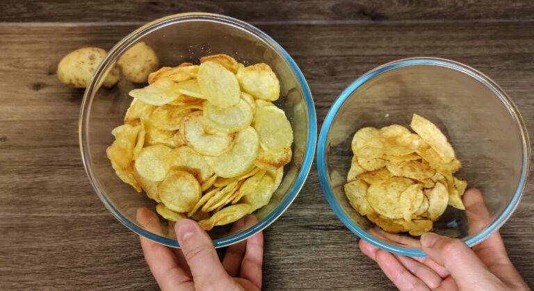 Chrupiące domowe chipsy
