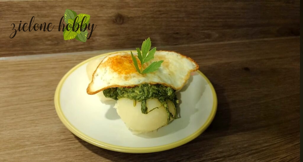 Szpinak z czosnkiem i śmietaną