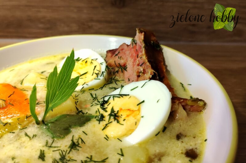 Zupa szczawiowa na wędzonce