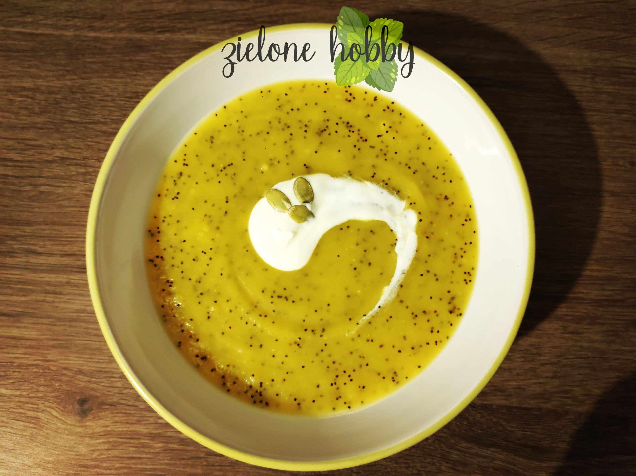 Zupa krem z dyni z imbirem