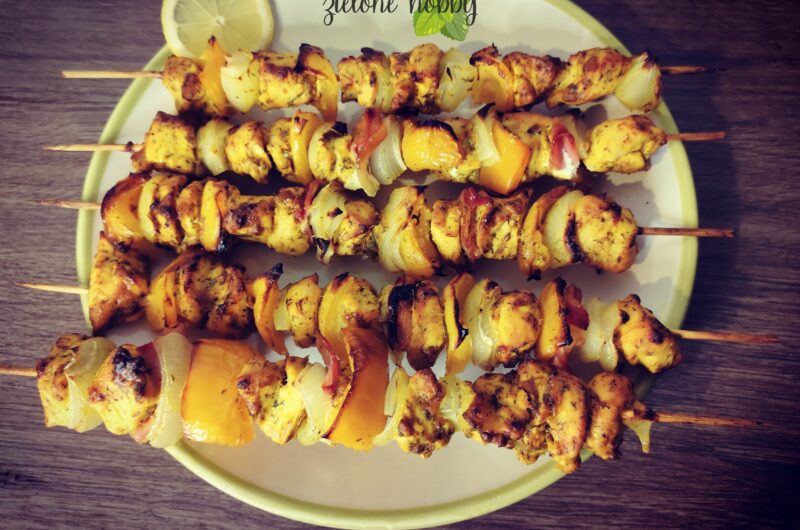 Szaszłyki z kurczakiem i cytryną
