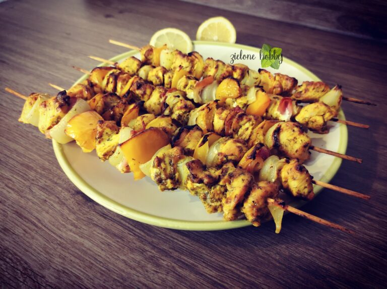 Szaszłyki z kurczakiem i cytryną
