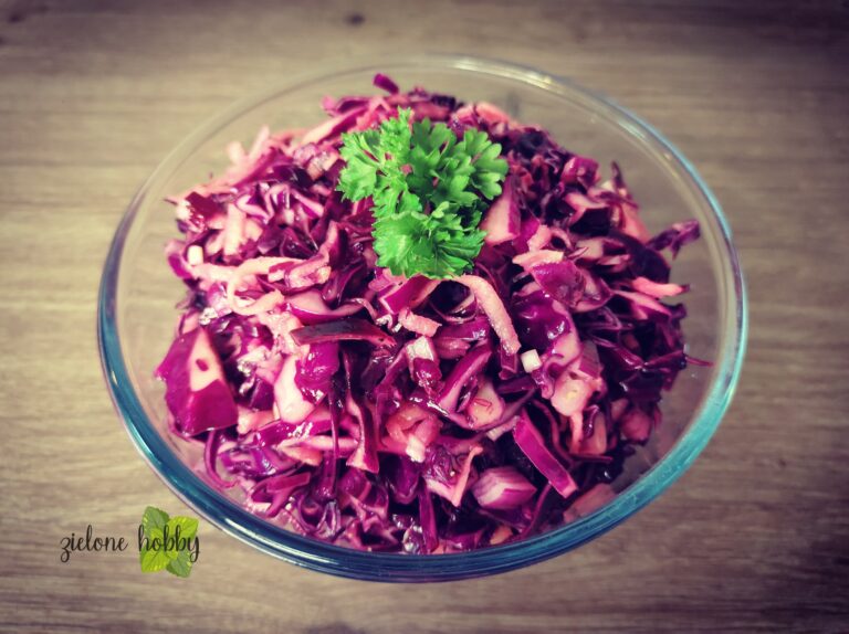 Surówka z czerwonej kapusty
